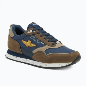 Zdjęcie produktu Buty męskie Aeronautica Militare 252SC0288UCT03545 blu navy/brown