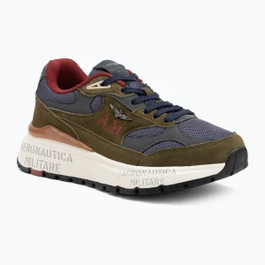 Zdjęcie produktu Buty męskie Aeronautica Militare 252SC0318UCT04248 verde militare/blu navy