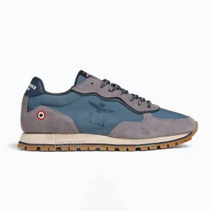 Buty męskie Aeronautica Militare 252SC0320UPL00313 avio/grigio