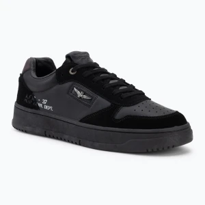 Buty męskie Aeronautica Militare SC0235UPL00244 jet black