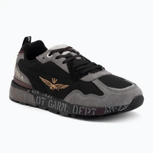 Buty męskie Aeronautica Militare SC0276UCT03546 jet black