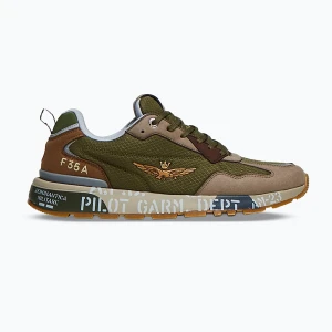Buty męskie Aeronautica Militare SC0276UCT04327 salvia