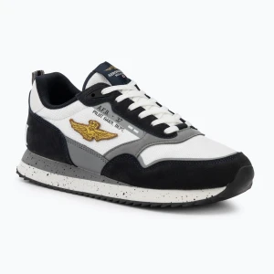 Buty męskie Aeronautica Militare SC0288UCT03545 multicolor blu/bianco