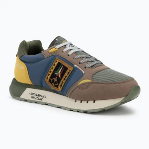 Buty męskie Aeronautica Militare SC0292UCT03331 avio/cammello/grigio medio/salvia