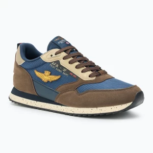 Buty męskie Aeronautica Militare SC288CT3379 brown/blue