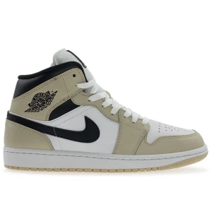 Buty męskie Air Jordan 1 Mid DQ8426-153 - biało-beżowe