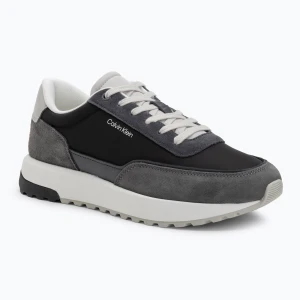 Buty męskie Calvin Klein HM0HM01714 Low Top Lace Up Repreve Mix formal gray/eggshell/creamy white
