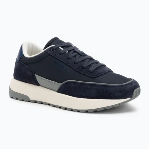 Buty męskie Calvin Klein HM0HM01714 Low Top Lace Up Repreve Mix navy/granite road/cobalt