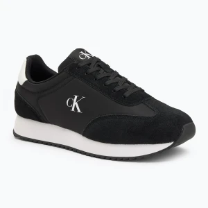 Buty męskie Calvin Klein YM0YM01325 Retro Runner Lace Up Ny-Su black/bright white