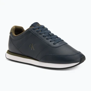 Buty męskie Calvin Klein YM0YM01355 Retro Runner Essential Leather navy/capers