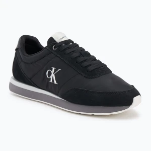 Buty męskie Calvin Klein YM0YM01361 Retro Runner Ess Mix Mat  black/stormfront/vaporous white