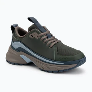 Buty męskie Calvin Klein YM0YM01417 Hike Runner Laceup Tech Mix thym/taupe smog