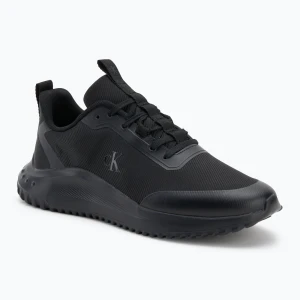 Buty męskie Calvin Klein YM0YM01442 Eva Runner Lace Up Mat Mix 0GJ triple black