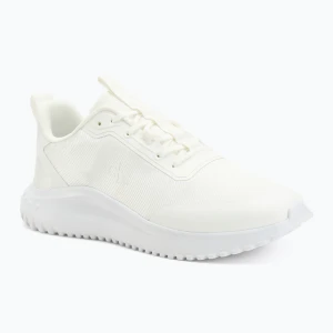 Buty męskie Calvin Klein YM0YM01442 Eva Runner Lace Up Mat Mix 0GJ triple bright white