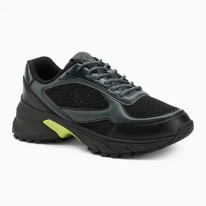 Buty męskie Calvin Klein YM0YM01451 Hike Runner Laceup Mesh Mix black/coal/buttercup