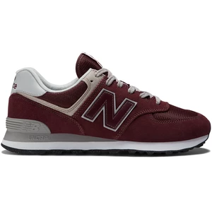 Buty męskie New Balance ML574EVM - bordowe