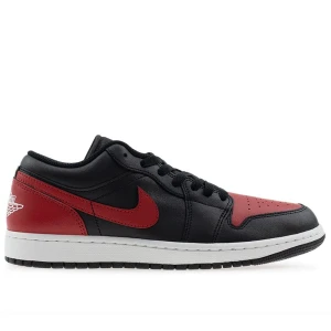 Buty męskie Nike Air Jordan 1 Low 553558-067 - czarno-czerwone