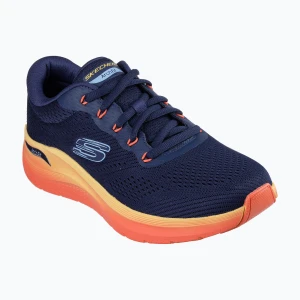 Buty męskie SKECHERS Arch Fit 2.0 navy leather/multi trim