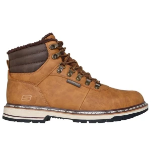 Buty męskie Skechers Corado Memphis 205623WTN - brązowe