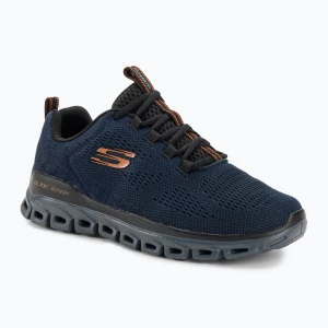 Buty męskie SKECHERS Glide-Step Fasten Up navy/black