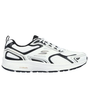 Buty męskie Skechers GOrun Consistent 220034WBK - białe