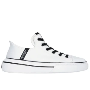 Buty męskie Skechers Canvas Slip-ins Snoop One OG 251026WBK - białe
