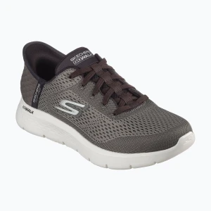 Buty męskie SKECHERS Slip-ins Go Walk Flex New World brown