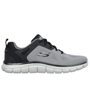 Buty męskie Skechers Track-Broader 232698GYBK - szare