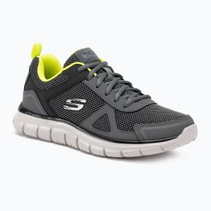 Buty męskie SKECHERS Track Bucolo charcoal/white/lime