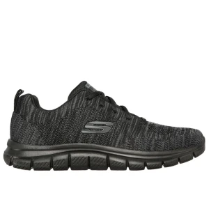 Buty męskie Skechers Track Front Runner 232298BBK - czarne