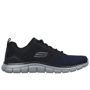 Buty męskie Skechers Track Ripkent 232399NVBK - czarno-granatowe
