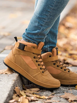 Buty męskie sneakersy za kostkę - camel V3 T317
 -                                    44 Ombre