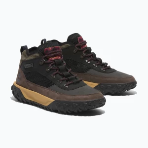 Buty męskie Timberland Greenstride Motion 6 Mid black nubuck/brown