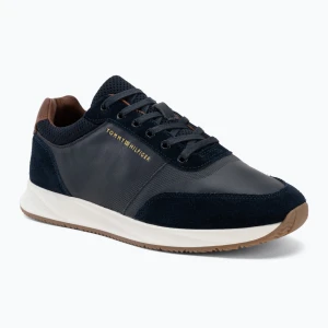 Buty męskie Tommy Hilfiger Dresy Runner Suede Mix desert sy Czarny