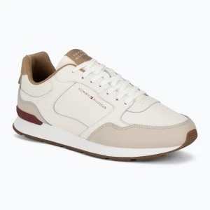Buty męskie Tommy Hilfiger Light Eva Runner Leather ivory petal Biały