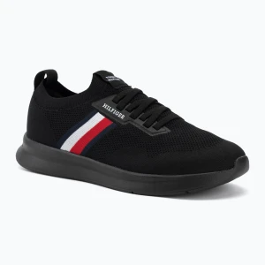 Buty męskie Tommy Hilfiger Lightweight Knitted Runner black