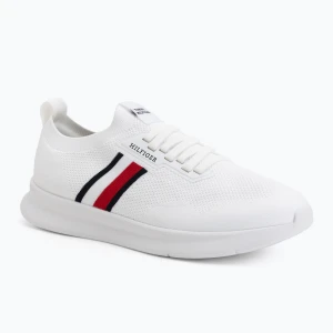Buty męskie Tommy Hilfiger Lightweight Knitted Runner white