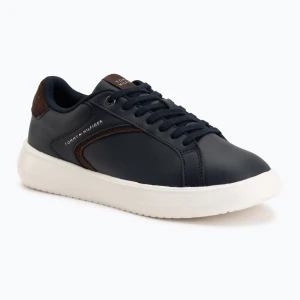 Buty męskie Tommy Hilfiger Modern Lightcup Leather desert sky Granatowy