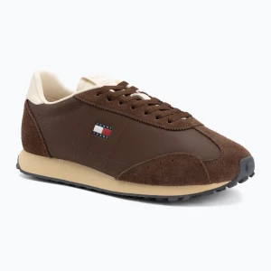 Buty męskie Tommy Jeans Retro Runner Archive Mix legacy brown Tommy Hilfiger