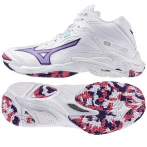 Buty Mizuno Wave Lightning Z8 Mid V1GC240520 białe