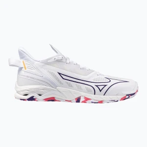 Buty do piłki ręcznej damskie Mizuno Wave Mirage 5 white/violet indigo/camellia rose