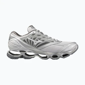 Buty Mizuno Wave Prophecy LS cloudscape / white / silver Szary