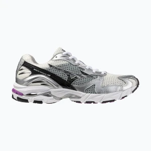 Buty Mizuno Wave Rider 10 snow white / black / slate Srebrny