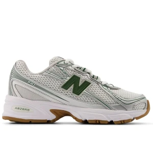 Buty młodzieżowe New Balance GR740SF - srebrne
