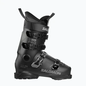 Buty narciarskie męskie Salomon S / PRO Supra 100 black / dark gray met / beluga