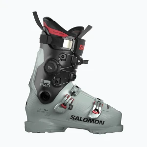 Buty narciarskie męskie Salomon S / Pro Supra Boa 130 wrought iron / black / samba met. Szary