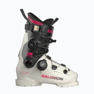 Buty narciarskie męskie Salomon S / Pro Supra Dual Boa 130 gray aurora / black / raspberry Szary