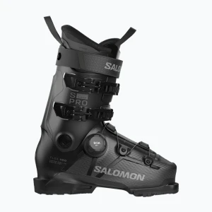 Buty narciarskie męskie Salomon S / PRO Supra S Boa 100 black / beluga met / dark grey met