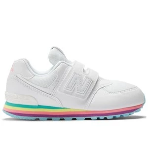 Buty New Balance PV574KIJ - białe