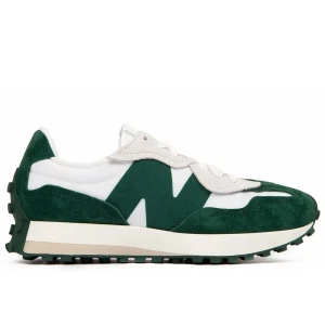 Buty New Balance U327WEL - zielono-białe